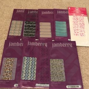 Lot of 7 Jamberry Nail Stickers